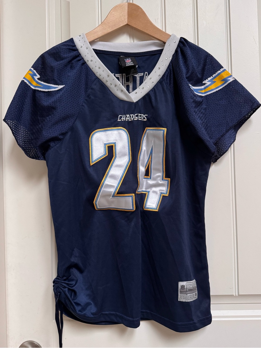 Vtg Reebok San Diego Chargers Ryan Mathews #24 Fashion Jersey. Size XL